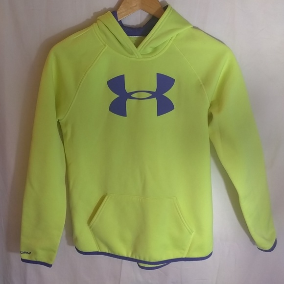 yellow under armour hoodie